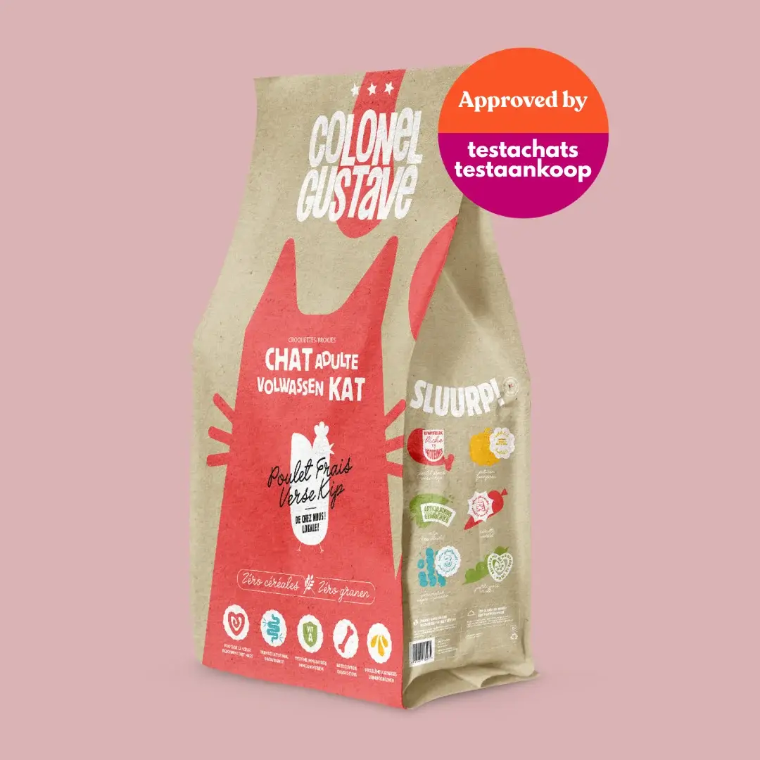 Croquettes pour chat 100% belge