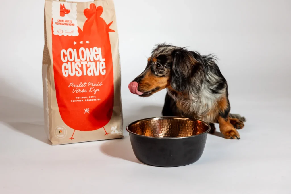 croquettes pour chiens mini colonel gustave