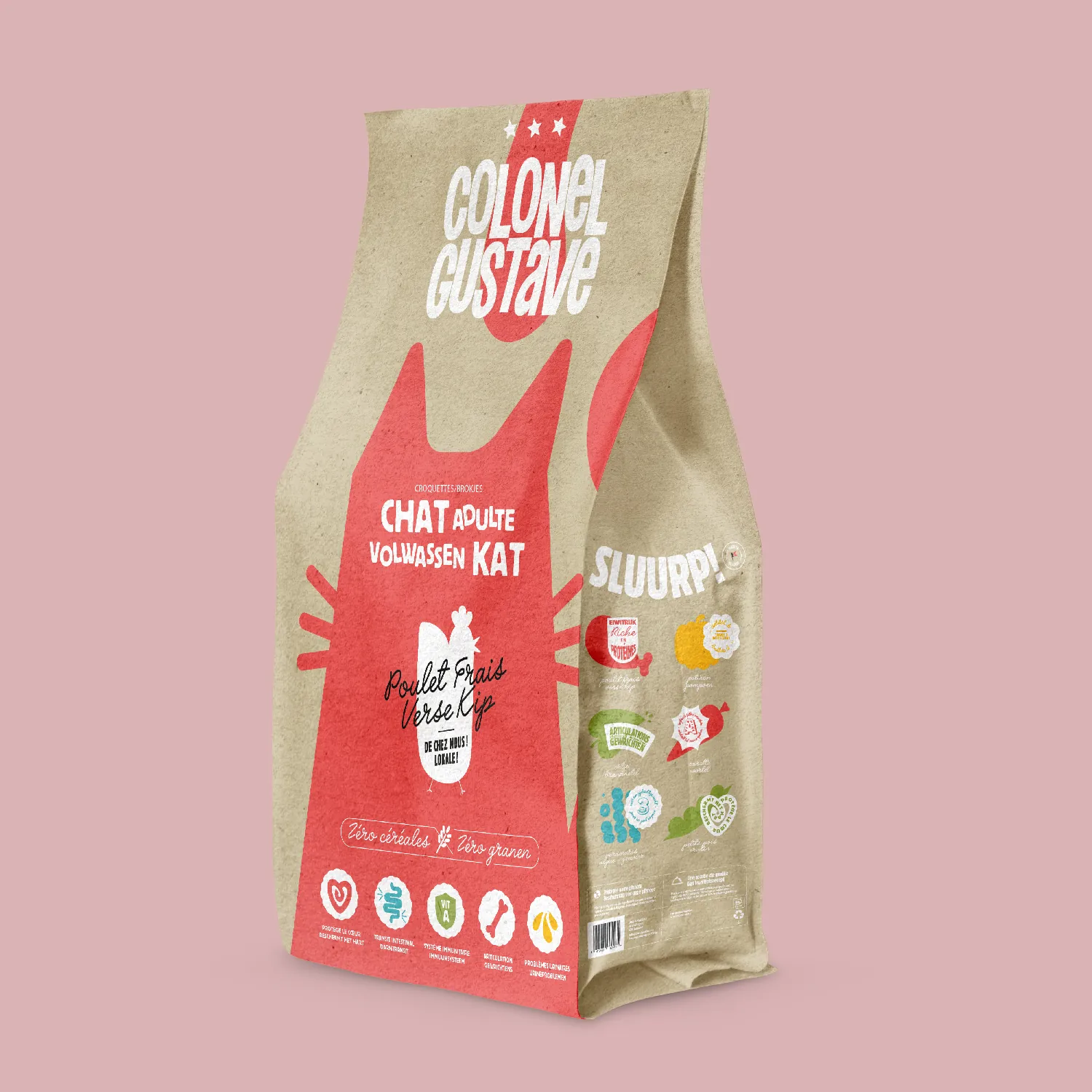 Croquettes pour chat Colonel Gustave